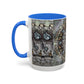 Pacio, Adam - Memento Mori Mandala - Colorful Accent Mugs