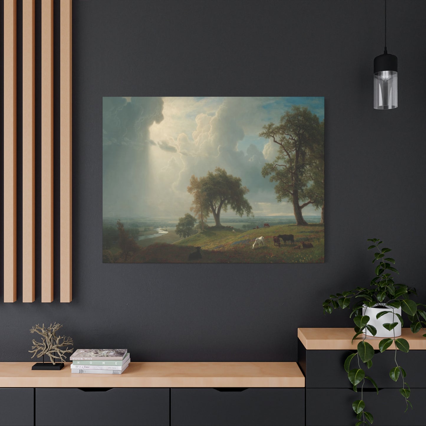 Bierstadt, Albert - California Spring (1875) - Canvas Block, unframed