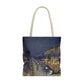 Pissarro, Camille - The Boulevard Montmartre At Night (1897) - Tote Bag