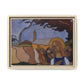 Filiger, Charles - Virgin and Two Angels (1895) - Matte Canvas, Framed