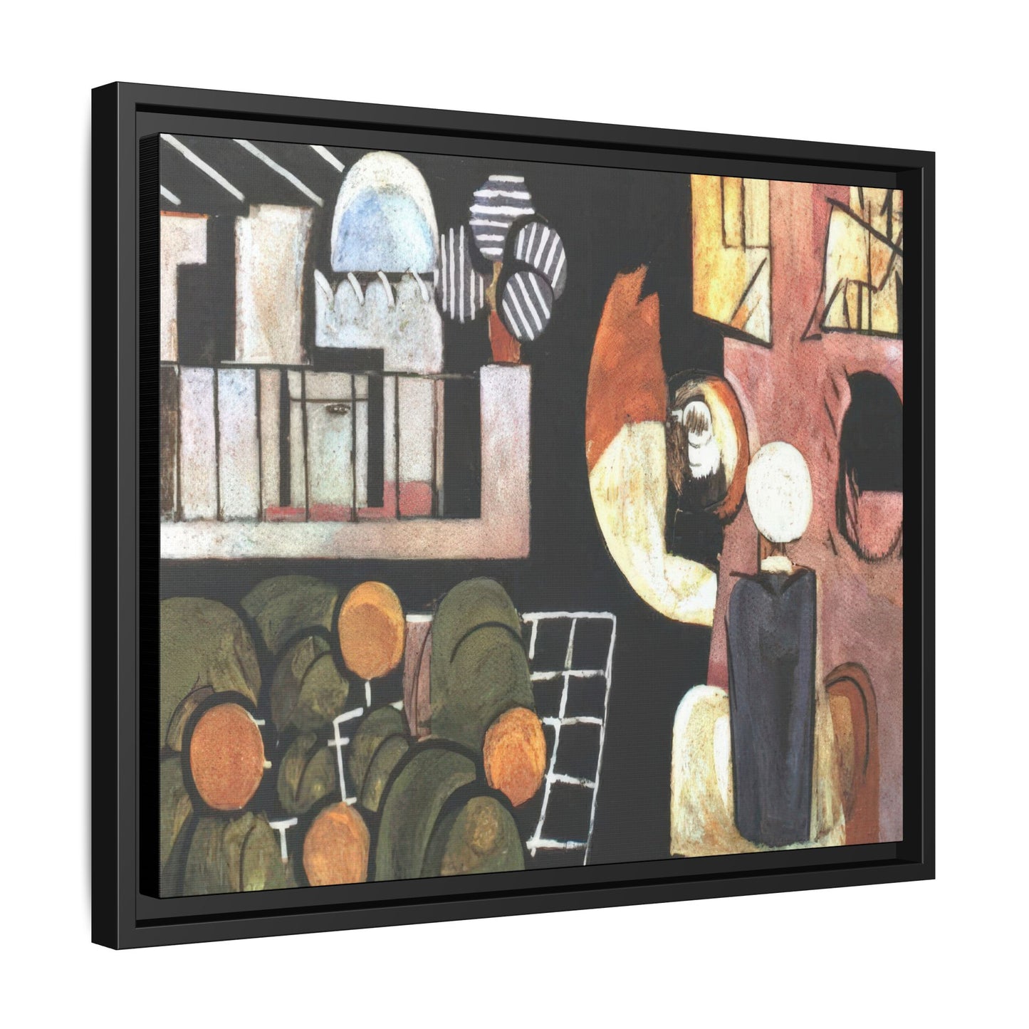 Matisse, Henri - The Moroccans (1916) - Matte Canvas, Framed