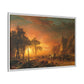 Bierstadt, Albert - Emigrants Crossing the Plains (1867) - Matte Canvas, Framed