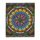 Emerald Arrows Mandala - Arctic Fleece Blanket