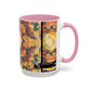 Filiger, Charles - Woman’s Head with Closed Eyes (1893) - Colorful Accent Mugs