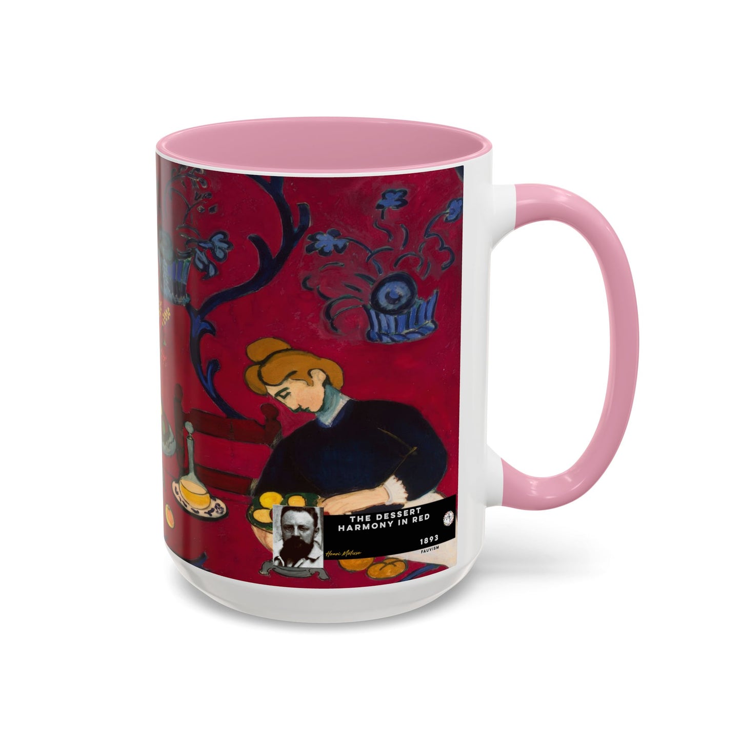 Matisse, Henri - The Dessert Harmony in Red (1908) - Colorful Accent Mugs