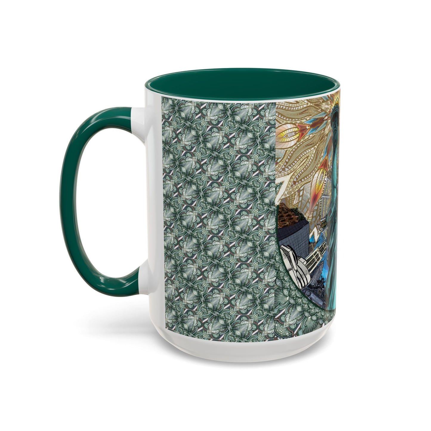 Pacio, Adam - Liberty Mandala - Colorful Accent Mugs