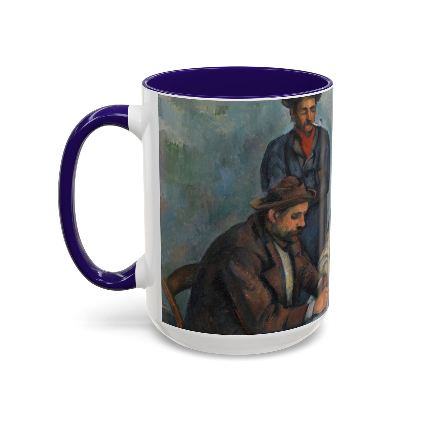 Cézanne, Paul - The Card Players (1892) - Colorful Accent Mugs