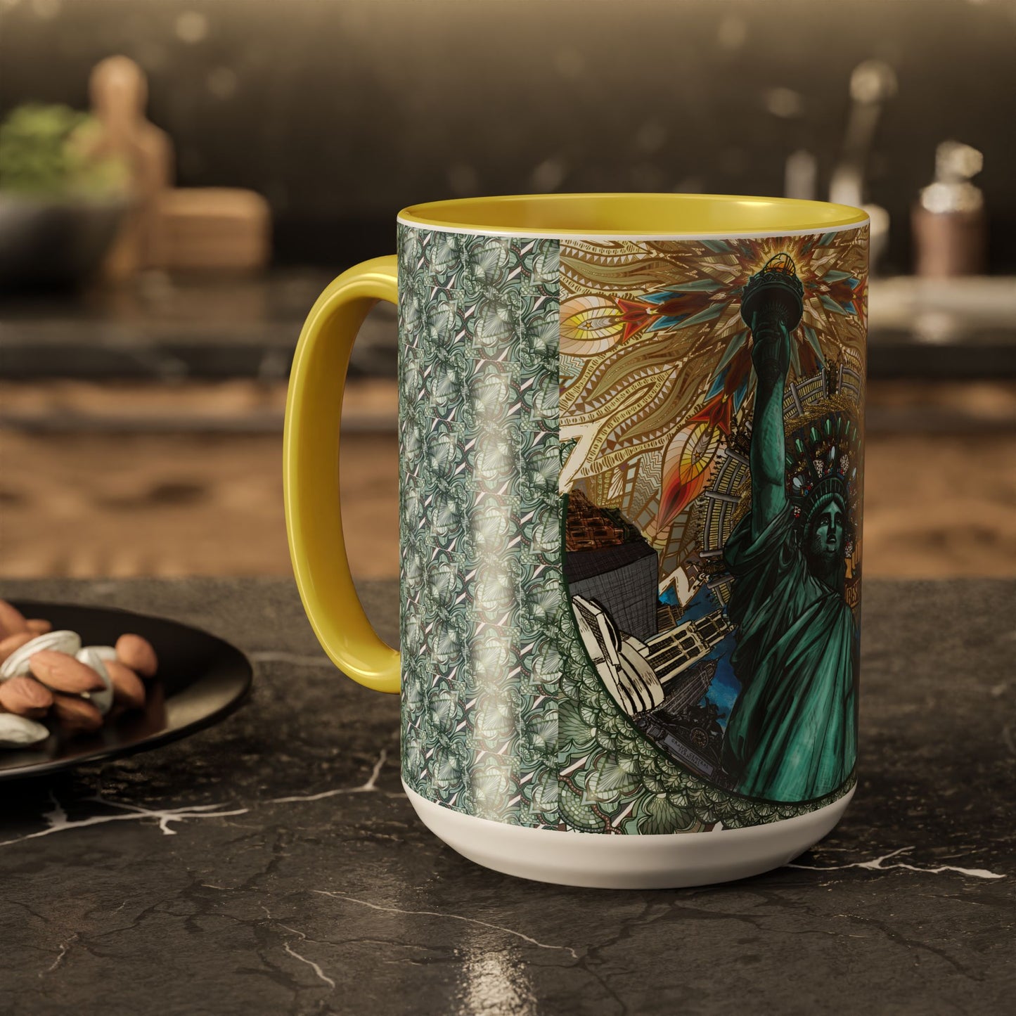Pacio, Adam - Liberty Mandala - Colorful Accent Mugs