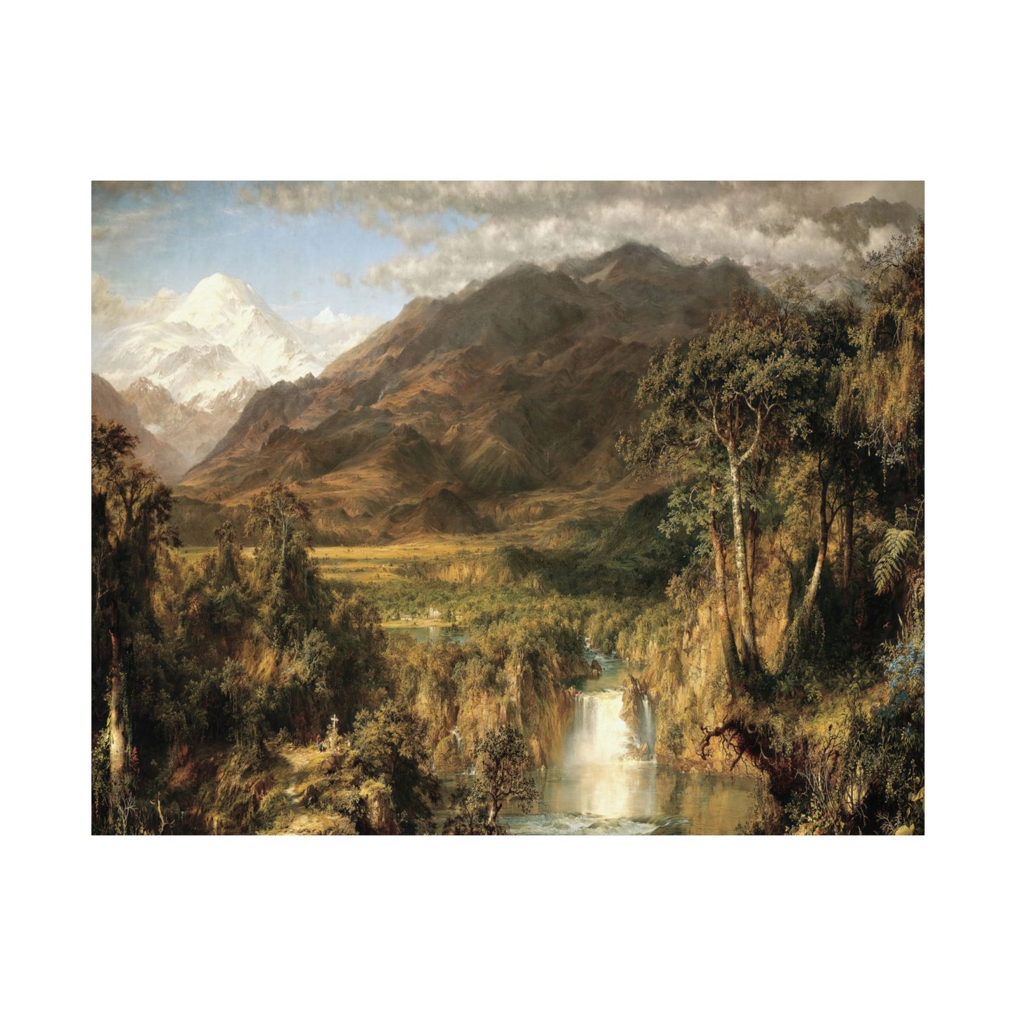 Church, Frederic Edwin - The Heart of the Andes  (1859) - Satin Posters