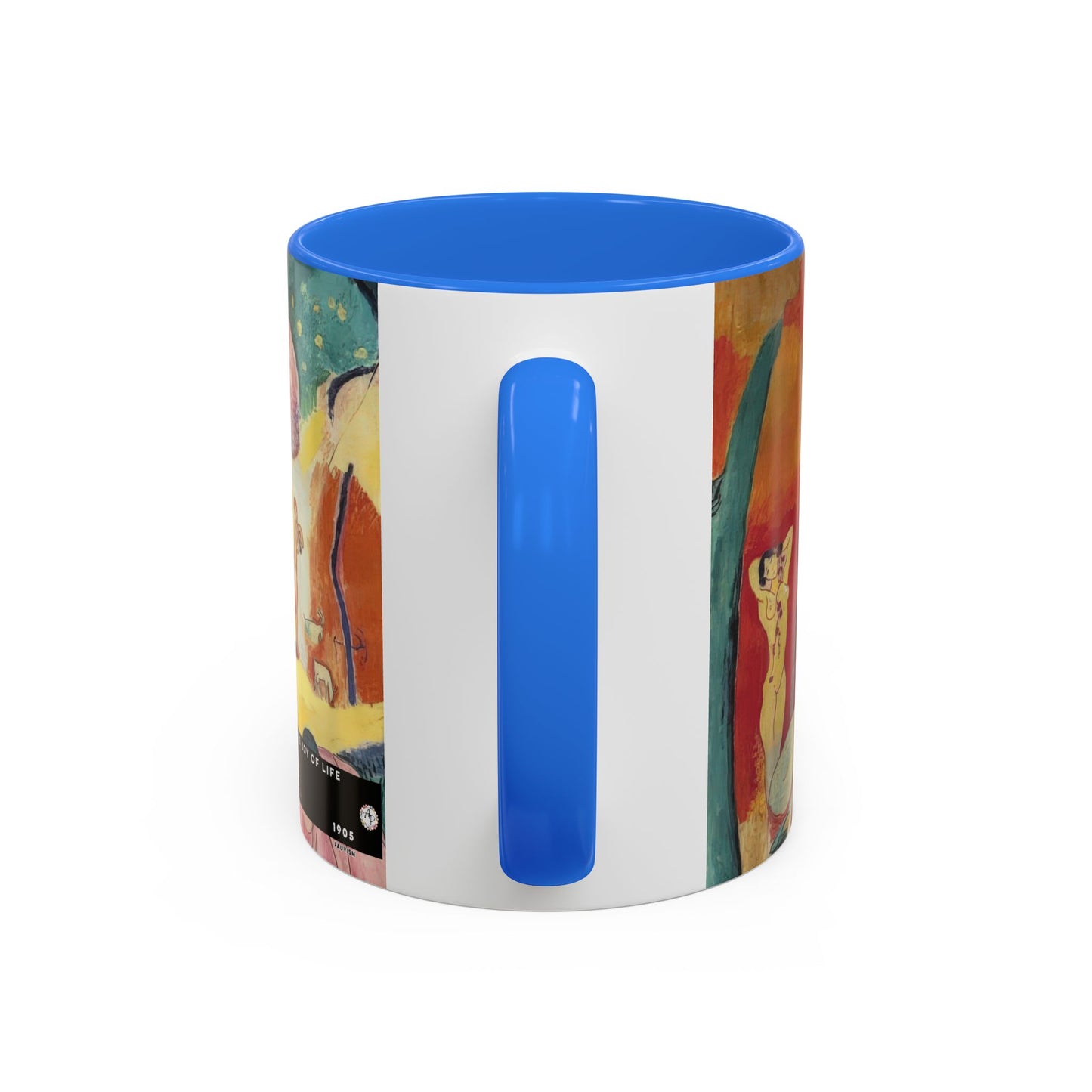 Matisse, Henri - The Joy of Life (1905) - Colorful Accent Mugs