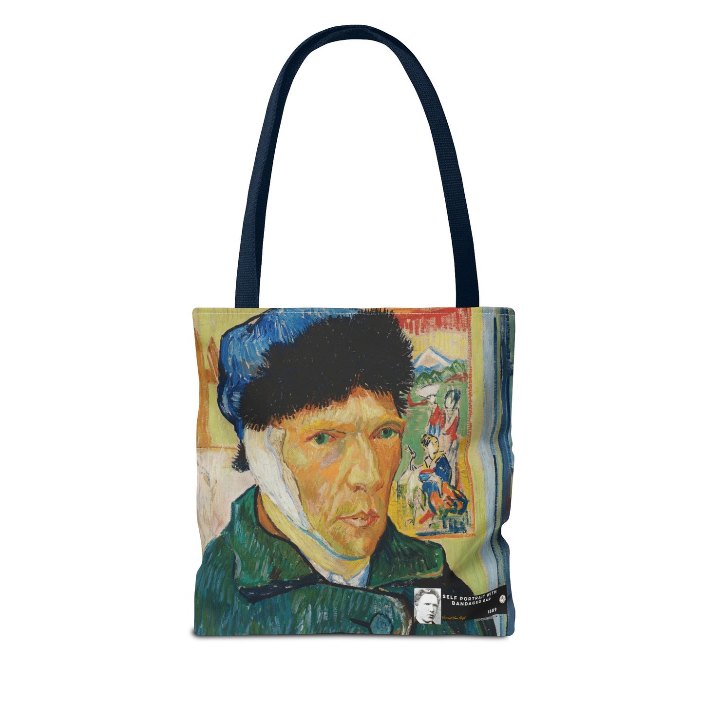 Van Gogh, Vincent - Self Portrait with Bandaged Ear (1889) - Tote Bag