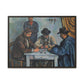 Cézanne, Paul - The Card Players (1892) - Matte Canvas, Framed
