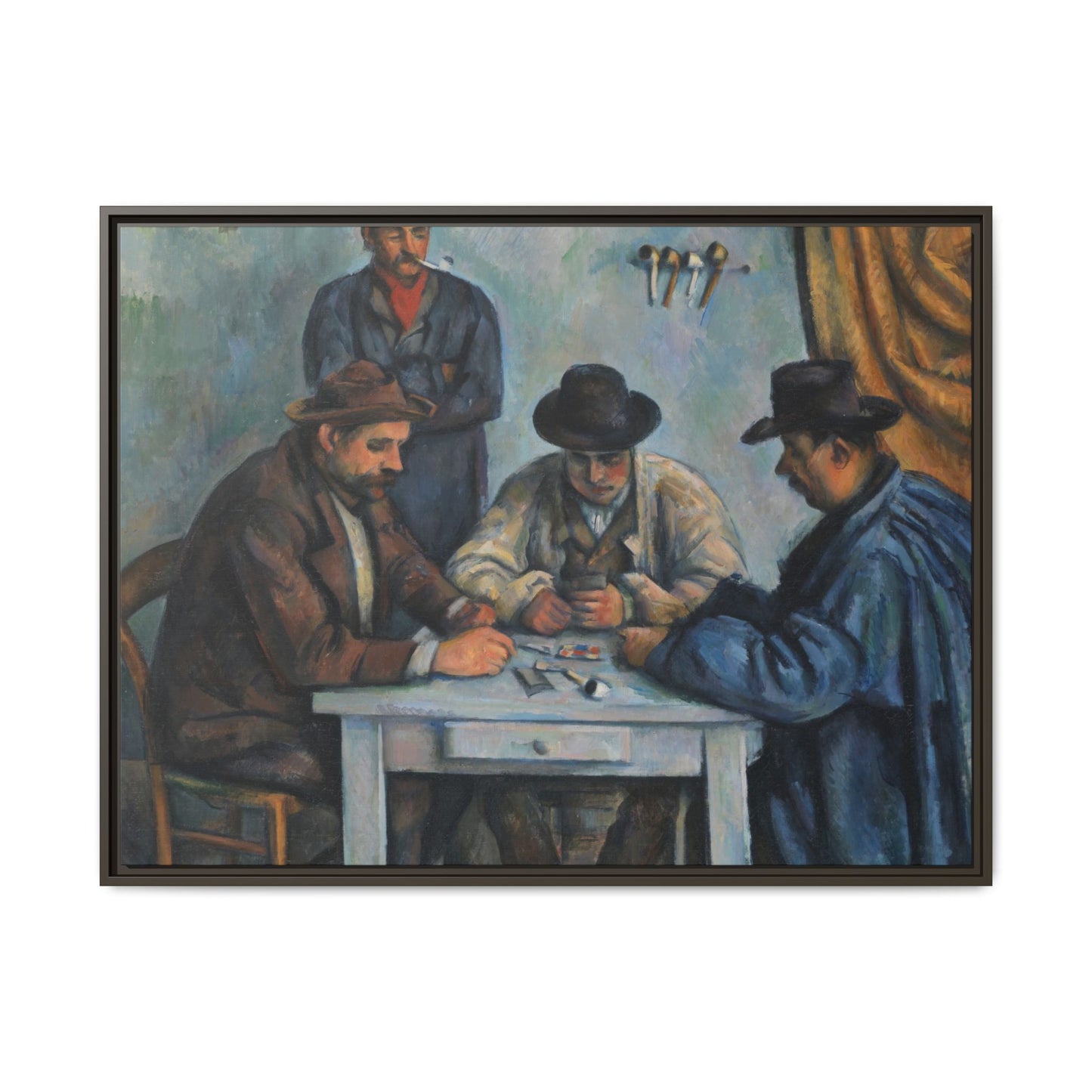 Cézanne, Paul - The Card Players (1892) - Matte Canvas, Framed