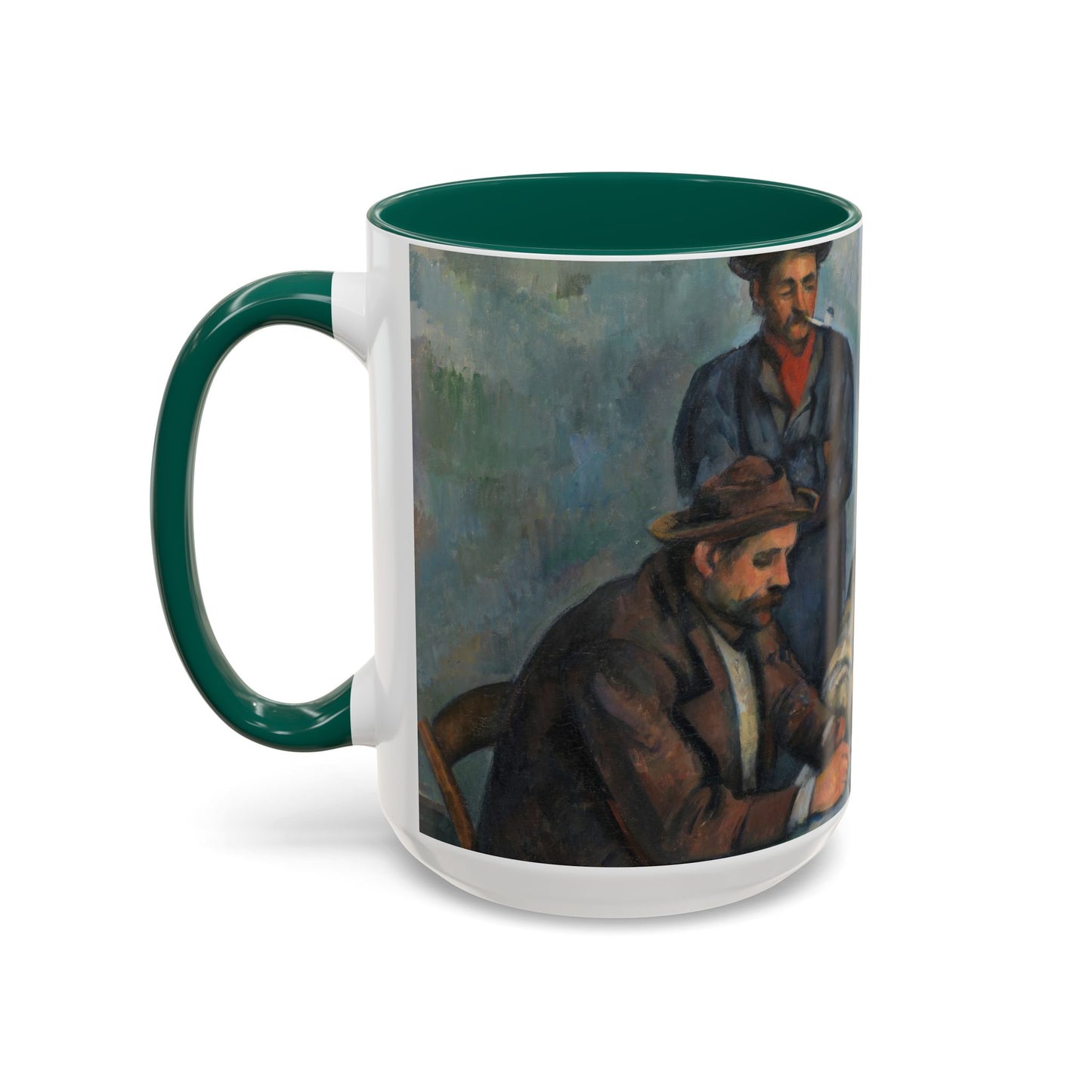 Cézanne, Paul - The Card Players (1892) - Colorful Accent Mugs