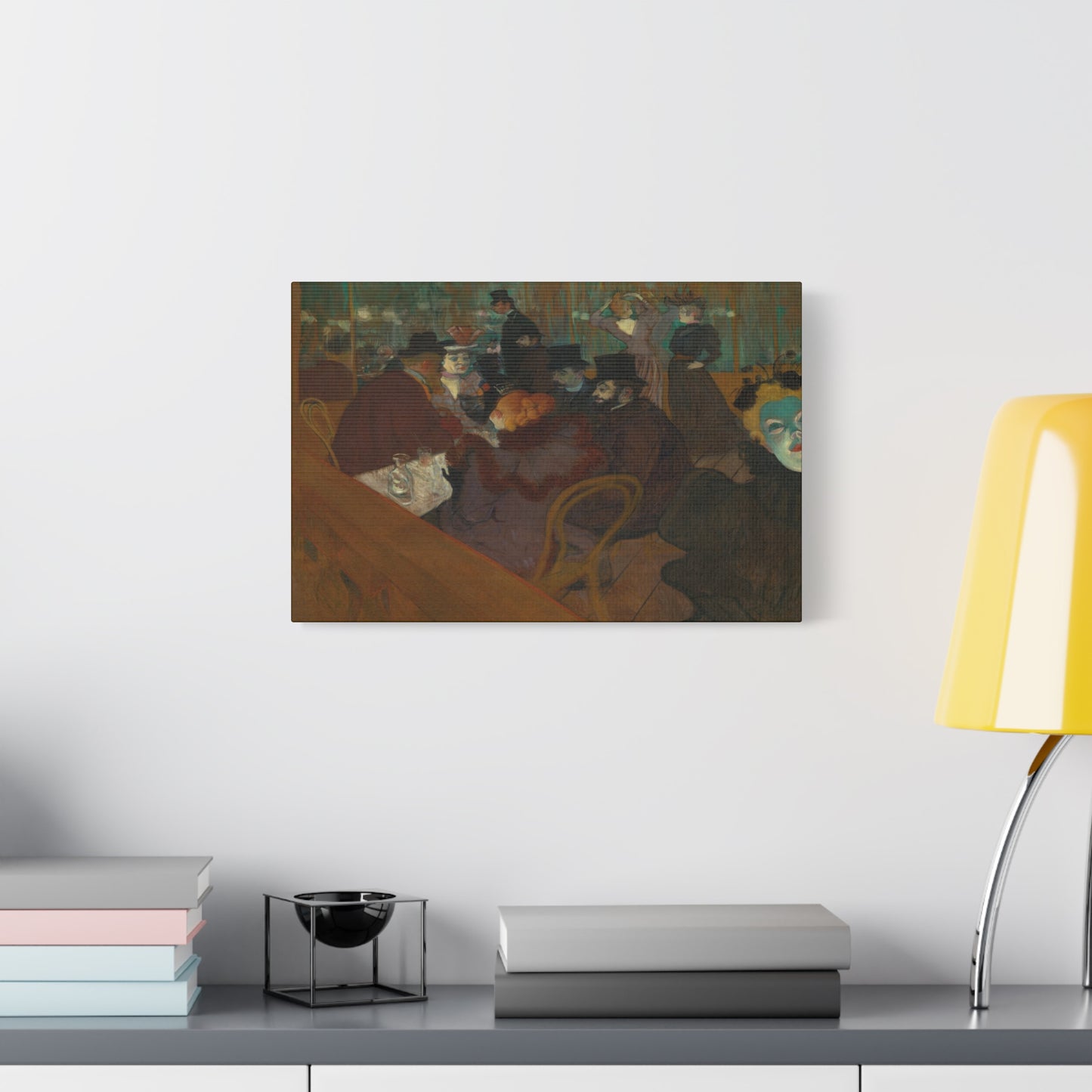 Lautrec, Henri - At the Moulin Rouge (1892) - Canvas Block, unframed