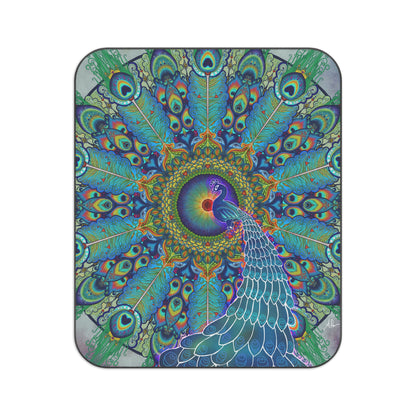 Melek Taus Mandala - Picnic Blanket