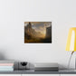 Bierstadt, Albert - Looking Down Yosemite Valley (1865) - Satin Posters