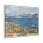 Cézanne, Paul - The Bay of Marseille, Seen from L'Estaque (1885) - Matte Canvas, Framed