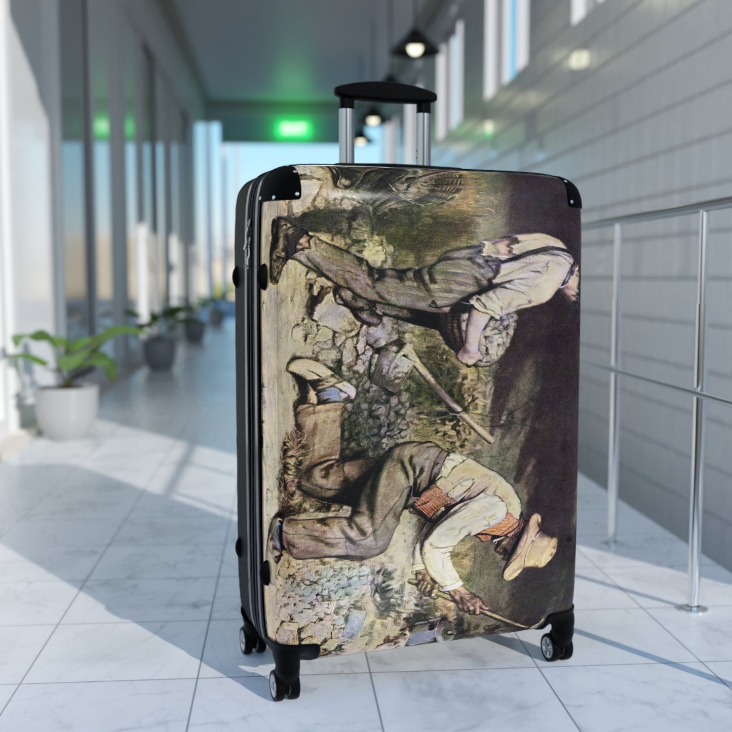 Courbet, Gustave - The Stone Breakers (1850) - Suitcase