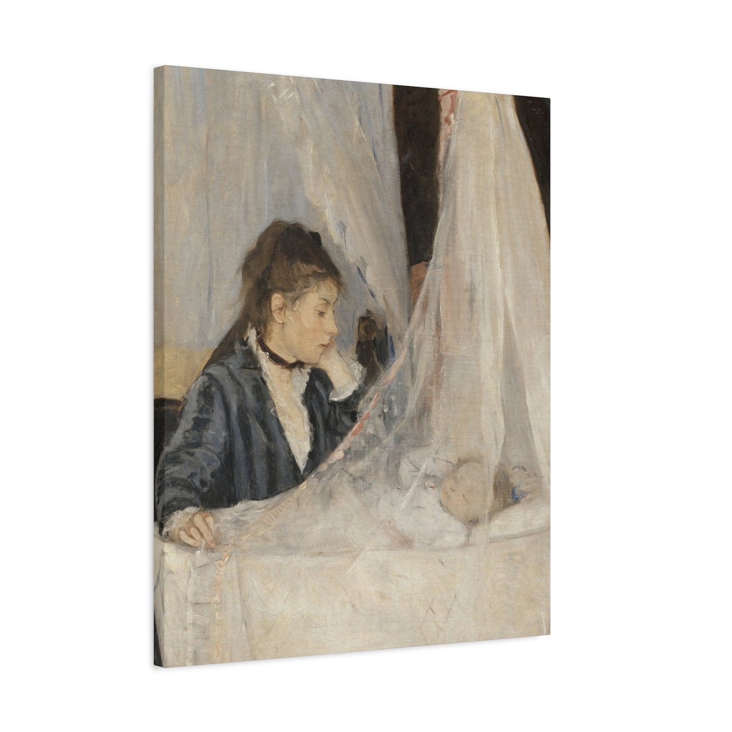 Morisot, Berthe - The Cradle (1872) - Canvas Block, unframed