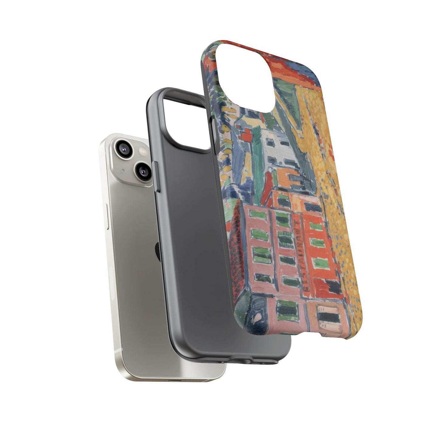 de Vlaminck, Maurice - Restaurant de la Machine à Bougival (1905) - Tough Phone Cases