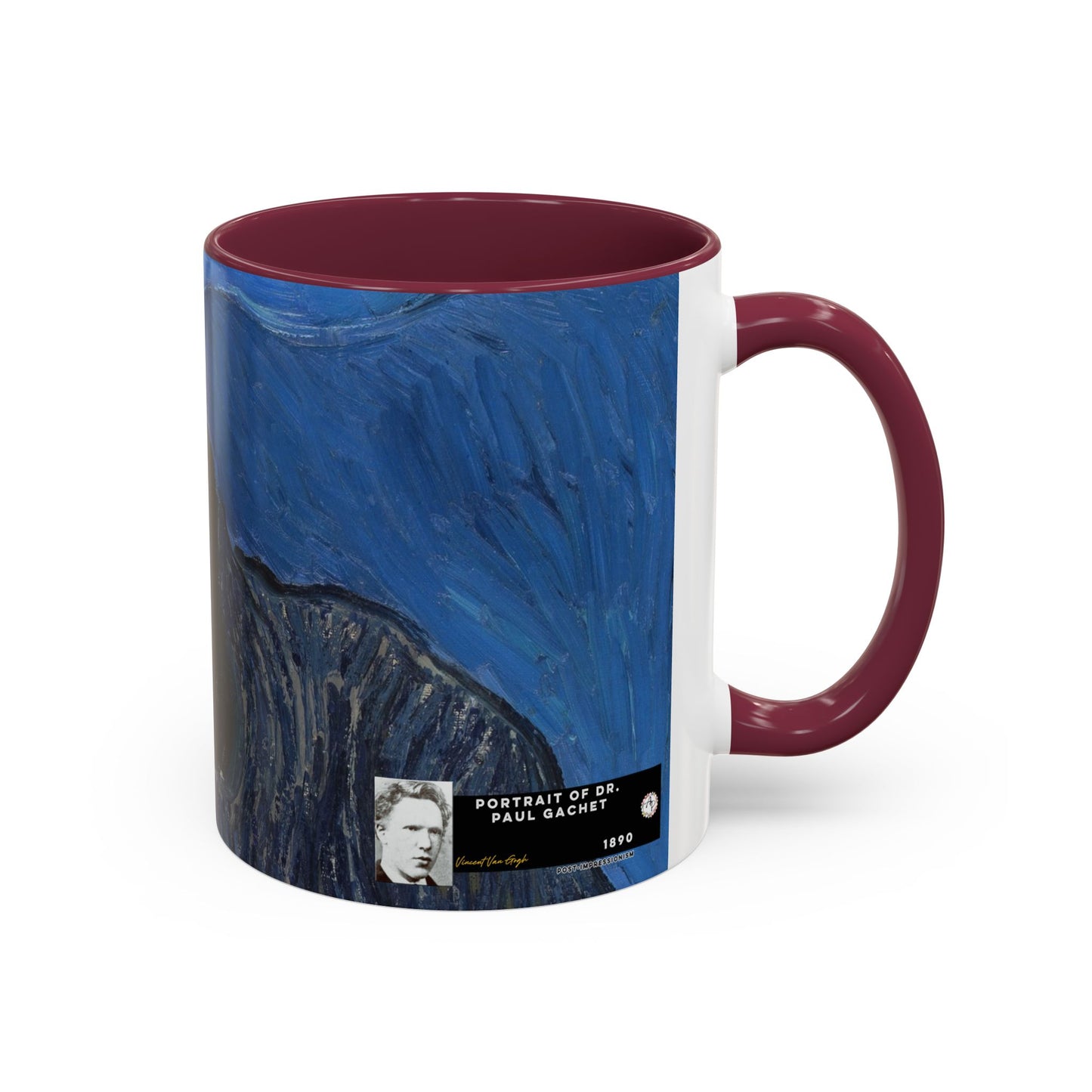 Van Gogh, Vincent - Portrait of Dr. Paul Gachet (1890) - Colorful Accent Mugs