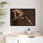 Courbet, Gustave - Study of a Nude Man (1840) - Matte Canvas, Framed