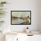 Morisot, Berthe - The Harbor at Lorient (1869) - Matte Canvas, Framed