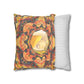 Filiger, Charles - Woman’s Head with Closed Eyes (1893) - Suede Square Pillowcase