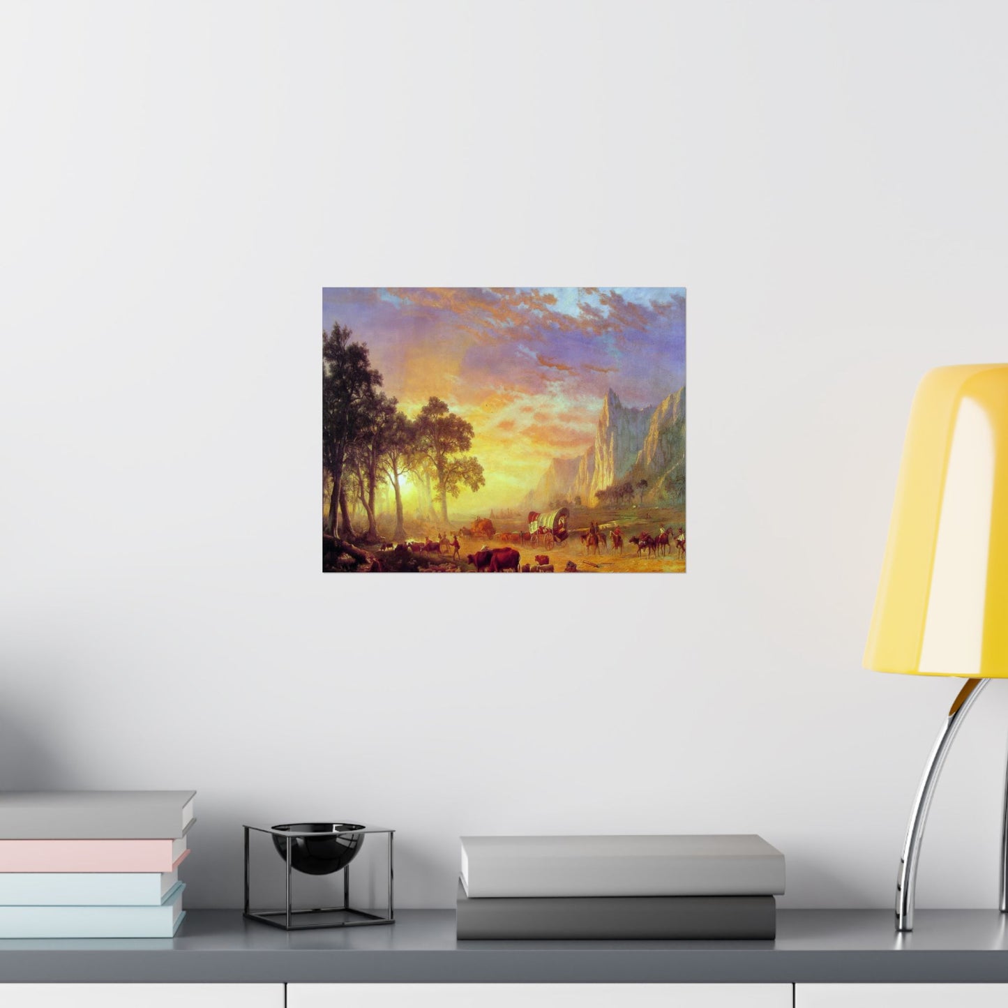 Bierstadt, Albert - Oregon Trail (1869) - Satin Posters