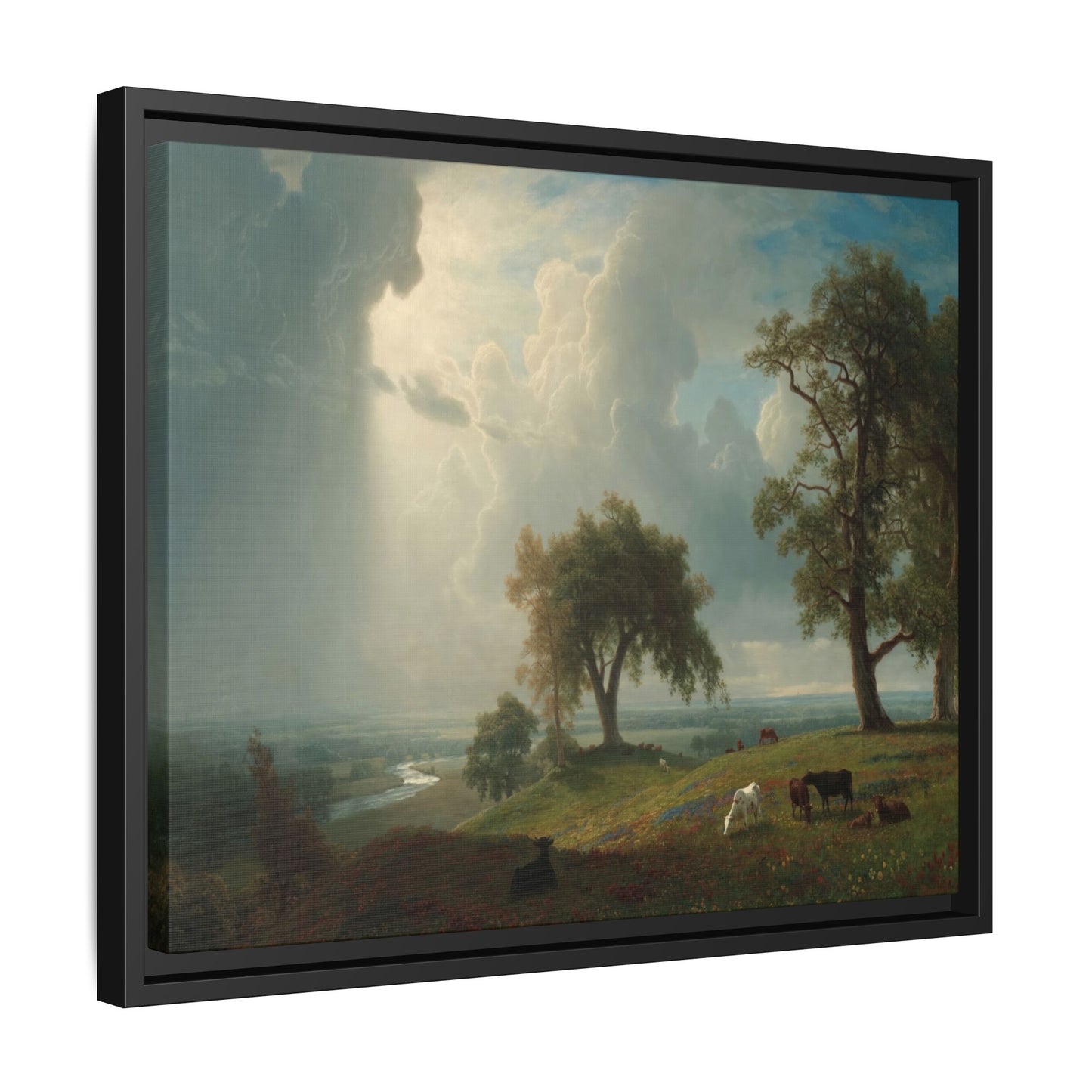 Bierstadt, Albert - California Spring (1875) - Matte Canvas, Framed