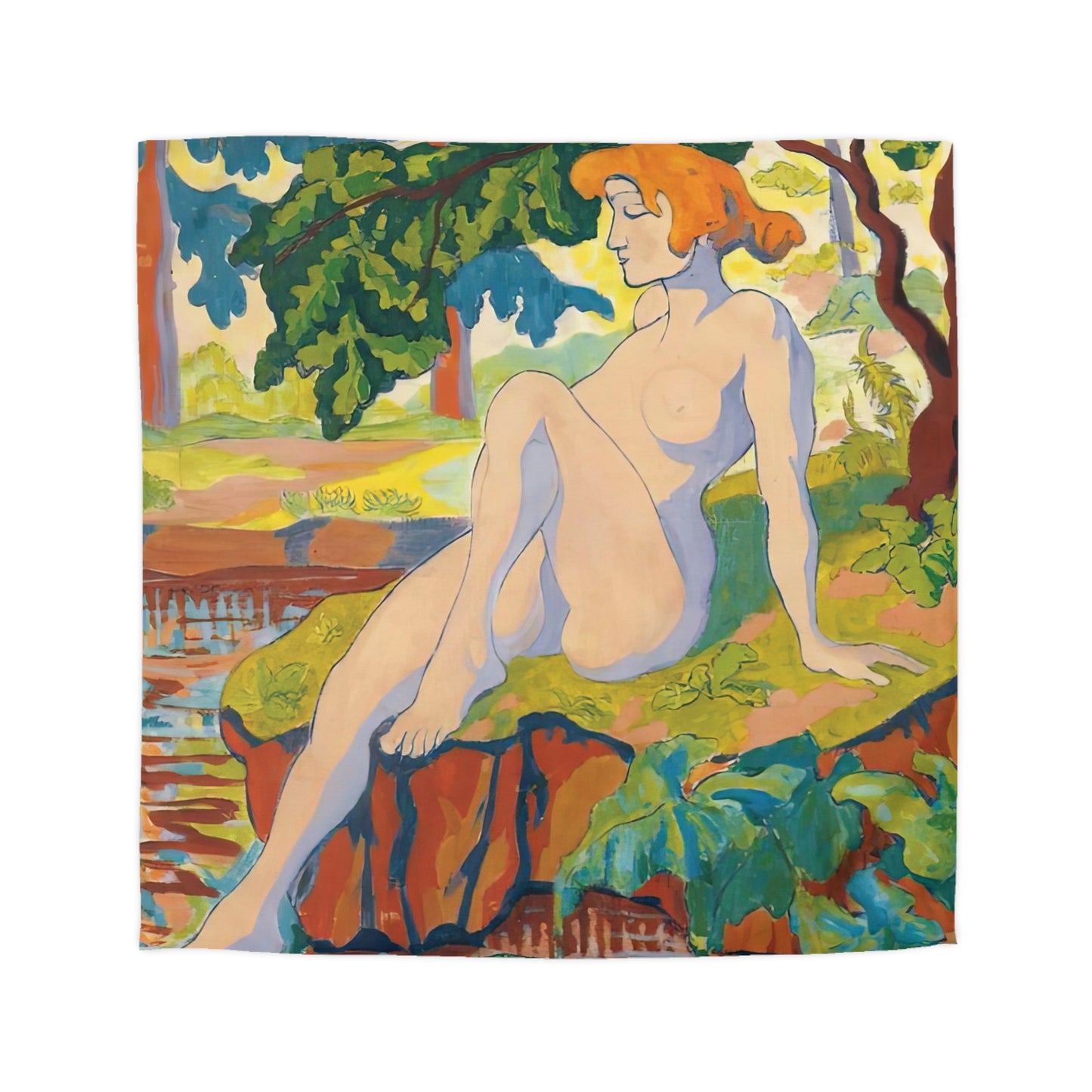 Ranson, Paul - Bather (1898) - Microfiber Duvet Cover