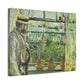 Morisot, Berthe - Eugene Manet on the Isle of Wight (1875) - Canvas Block, unframed