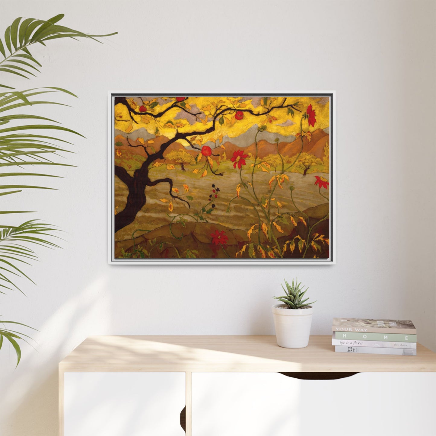 Ranson, Paul - Apple Tree with Red Fruit (1902) - Matte Canvas, Framed