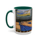 Filiger, Charles - The Recumbent Christ (1895) - Colorful Accent Mugs