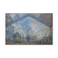 Monet, Claude - Le Gare Saint-Lazare (1877) - Canvas Block, unframed
