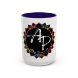 AdamPacio.com - Black Logo - Colorful Accent Mugs