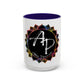 AdamPacio.com - Black Logo - Colorful Accent Mugs