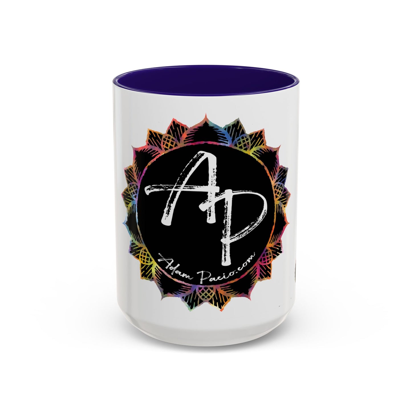 AdamPacio.com - Black Logo - Colorful Accent Mugs