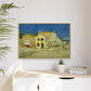 Van Gogh, Vincent - The Yellow House (1888) - Matte Canvas, Framed