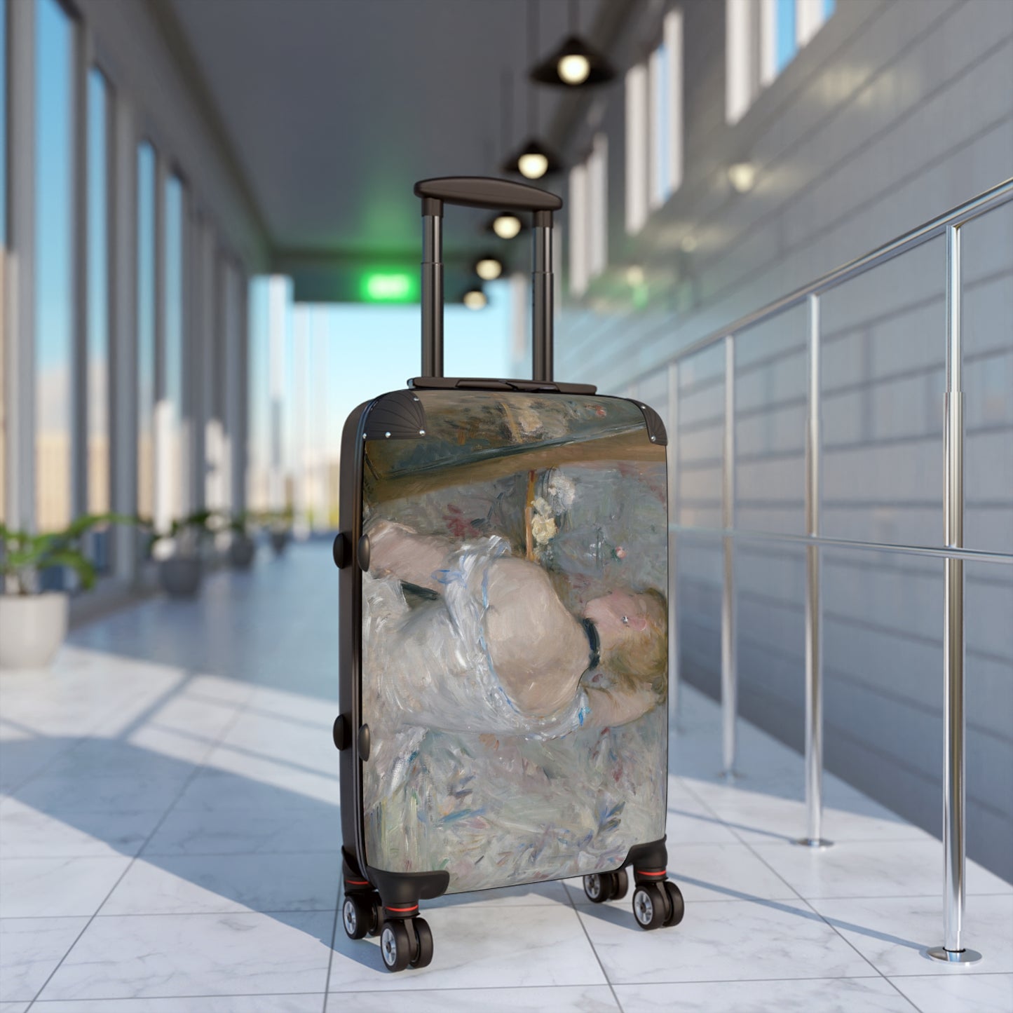 Morisot, Berthe - Woman at Her Toilette (1880) - Suitcase