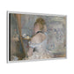 Morisot, Berthe - Woman at Her Toilette (1880) - Matte Canvas, Framed