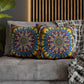 Pacio, Adam - Emerald Arrows Mandala - Suede Square Pillowcase