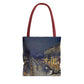 Pissarro, Camille - The Boulevard Montmartre At Night (1897) - Tote Bag