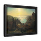 Bierstadt, Albert - Donner Lake from the Summit (1873) - Matte Canvas, Framed