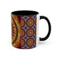 Pacio, Adam - Solar Disc Mandala - Colorful Accent Mugs