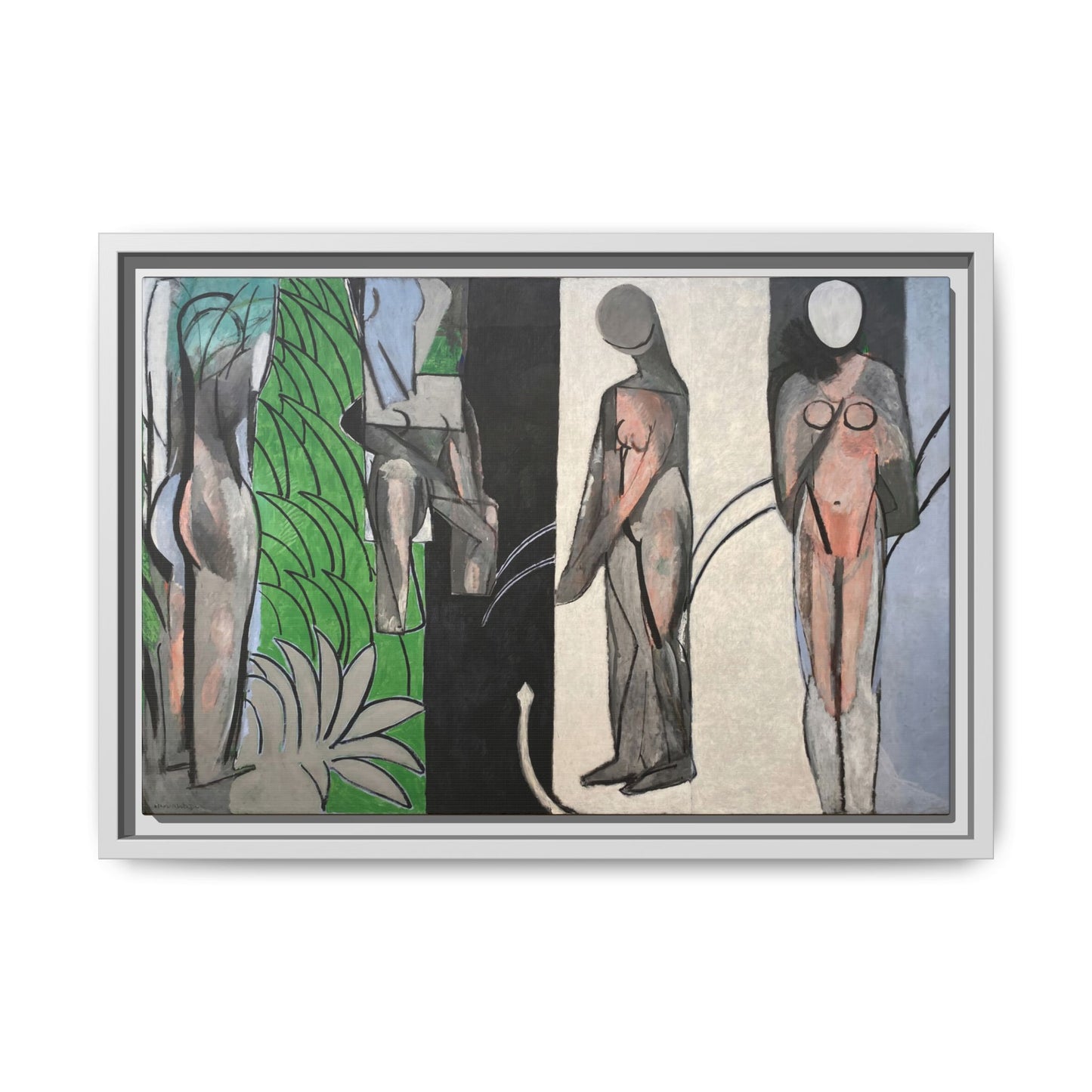 Matisse, Henri - Bathers by a River (1917) - Matte Canvas, Framed