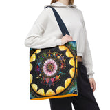 Obsidian Grandmothers Mandala - Tote Bag