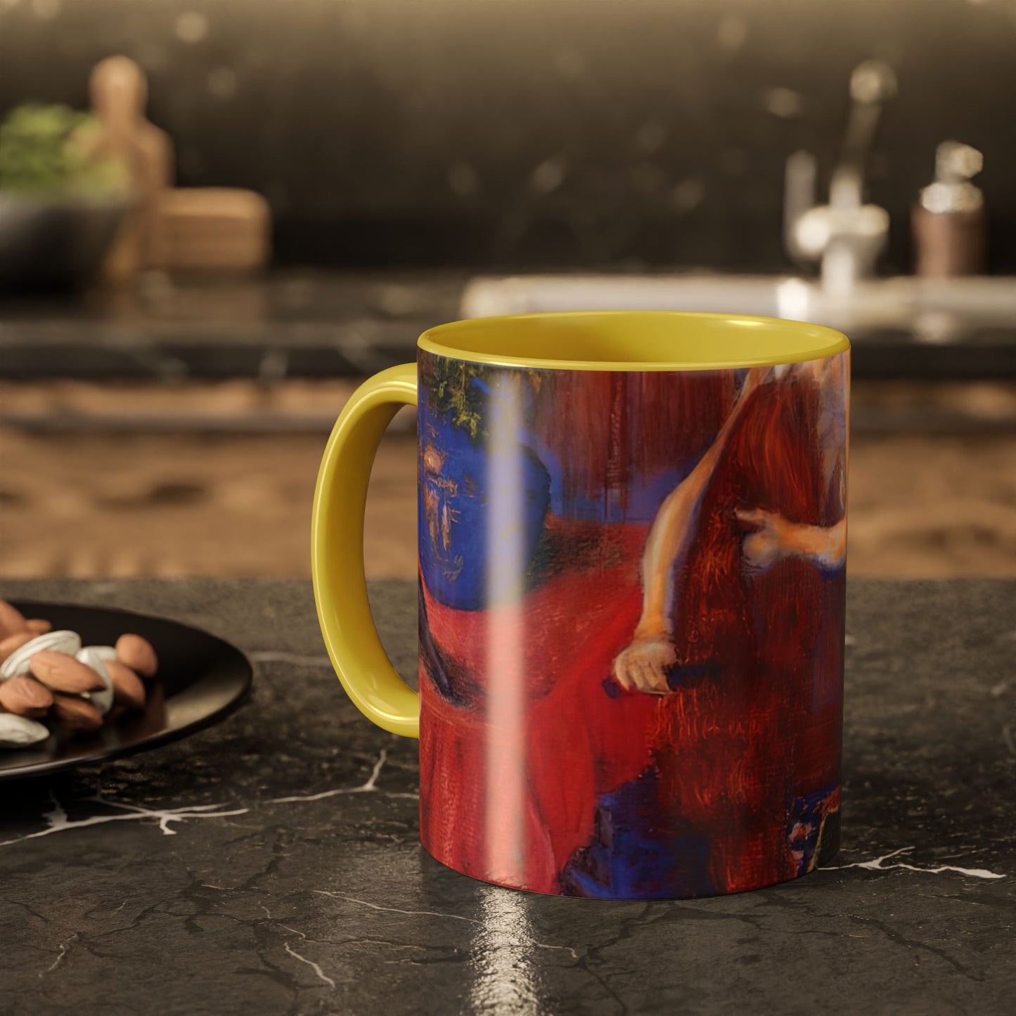 Ranson, Paul - The Golden Head of Hair (1909) - Colorful Accent Mugs