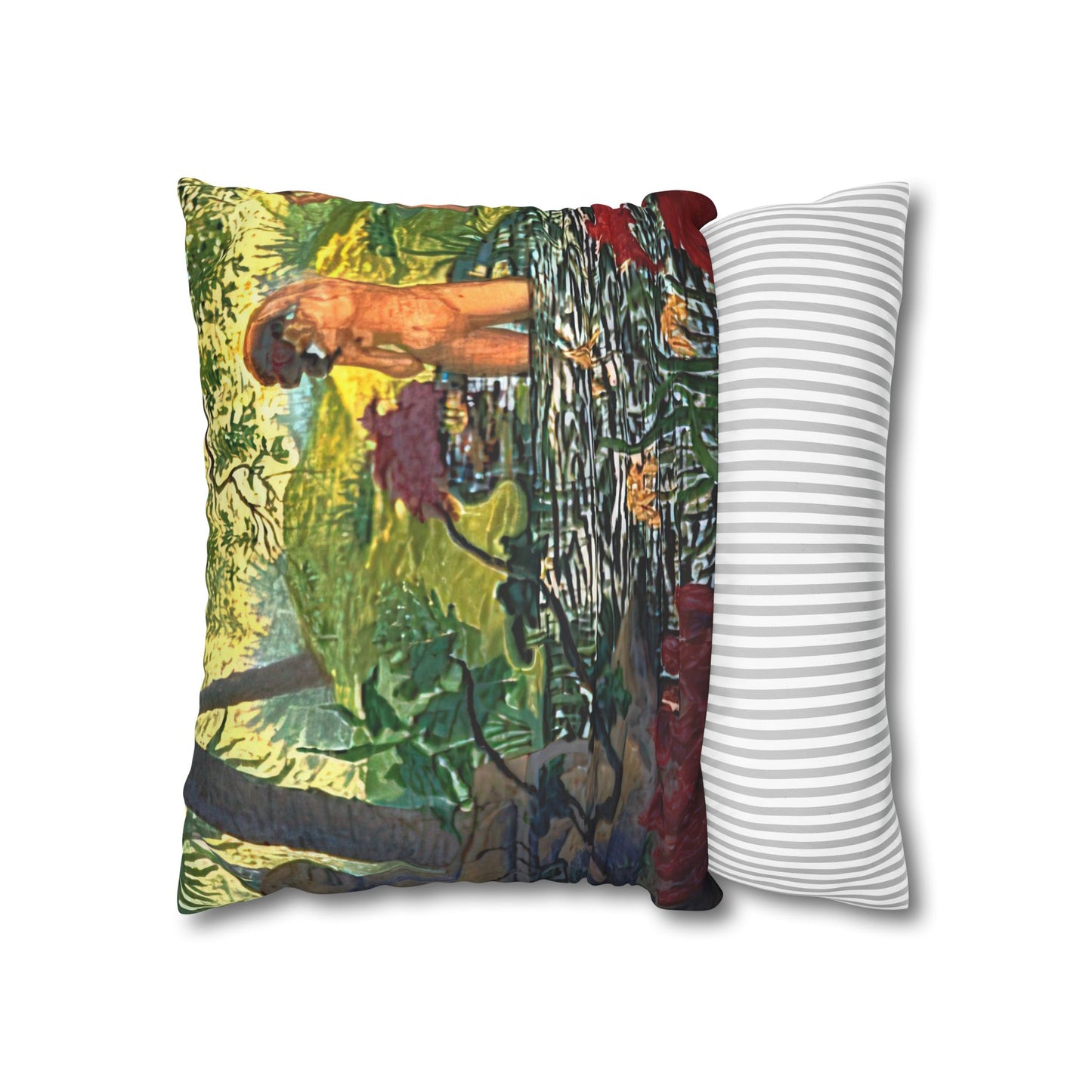 Ranson, Paul - The Lotus Bather (1906) - Suede Square Pillowcase